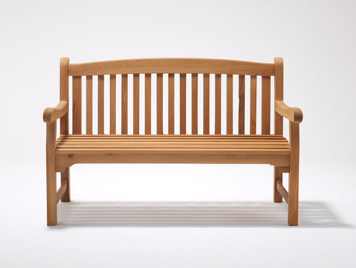 Panche da giardino - legno - 160 x 62 x 90 cm - naturale - stile classico a listelli